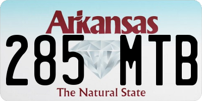 AR license plate 285MTB
