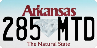 AR license plate 285MTD