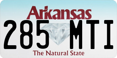 AR license plate 285MTI