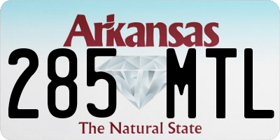 AR license plate 285MTL