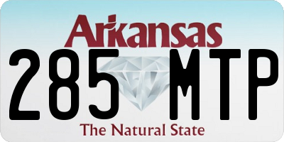 AR license plate 285MTP