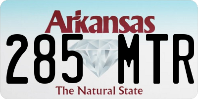 AR license plate 285MTR