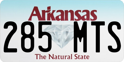 AR license plate 285MTS