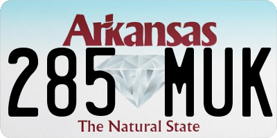 AR license plate 285MUK