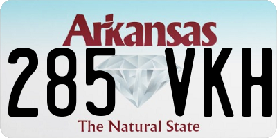AR license plate 285VKH