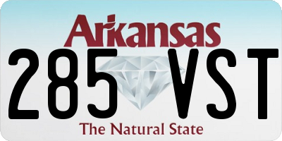 AR license plate 285VST
