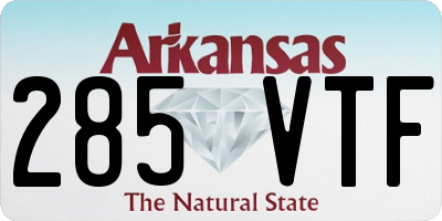 AR license plate 285VTF