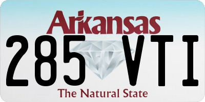 AR license plate 285VTI