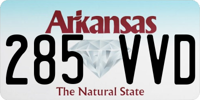 AR license plate 285VVD