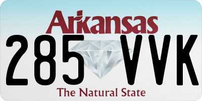 AR license plate 285VVK