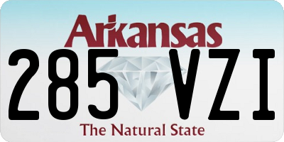 AR license plate 285VZI