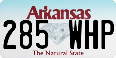 AR license plate 285WHP
