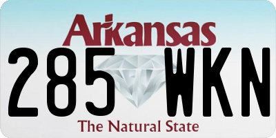 AR license plate 285WKN