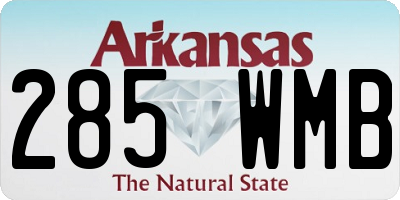 AR license plate 285WMB
