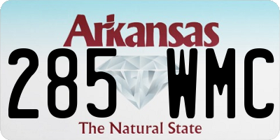 AR license plate 285WMC
