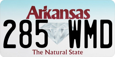 AR license plate 285WMD