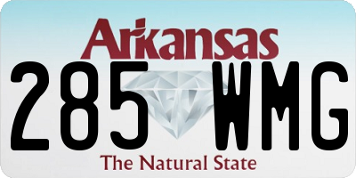 AR license plate 285WMG