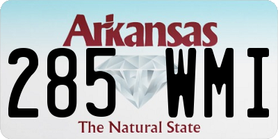 AR license plate 285WMI