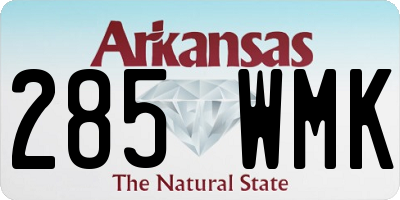AR license plate 285WMK