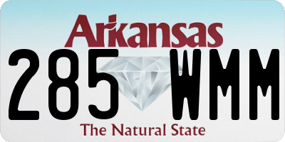 AR license plate 285WMM