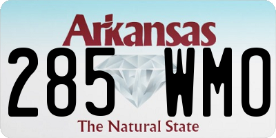AR license plate 285WMO