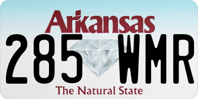 AR license plate 285WMR