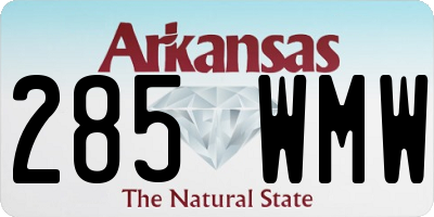 AR license plate 285WMW