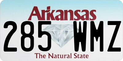AR license plate 285WMZ