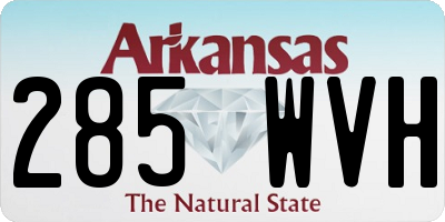 AR license plate 285WVH