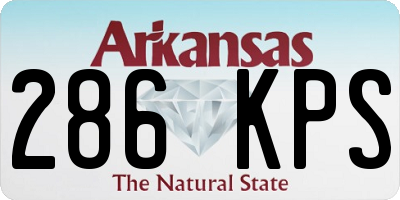 AR license plate 286KPS