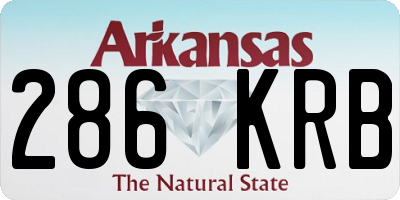 AR license plate 286KRB