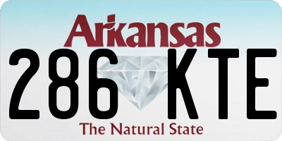AR license plate 286KTE