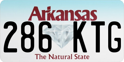 AR license plate 286KTG