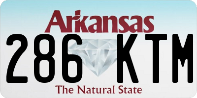 AR license plate 286KTM