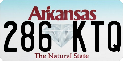 AR license plate 286KTQ