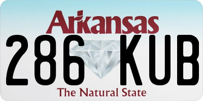 AR license plate 286KUB