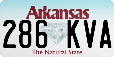 AR license plate 286KVA