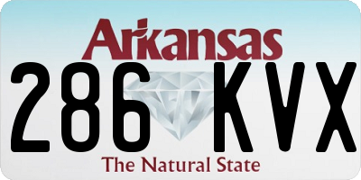 AR license plate 286KVX