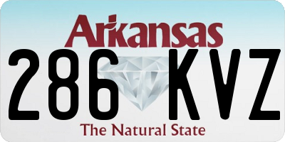 AR license plate 286KVZ