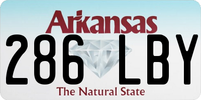 AR license plate 286LBY