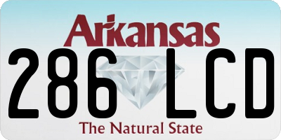 AR license plate 286LCD