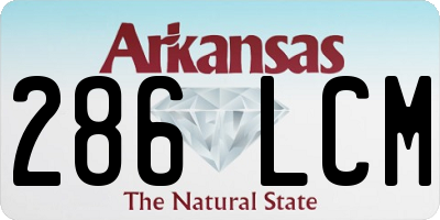 AR license plate 286LCM