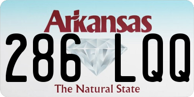 AR license plate 286LQQ