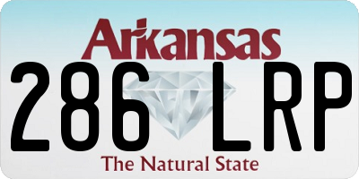 AR license plate 286LRP