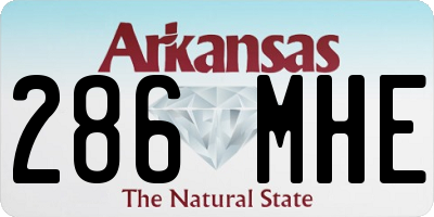 AR license plate 286MHE