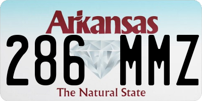 AR license plate 286MMZ