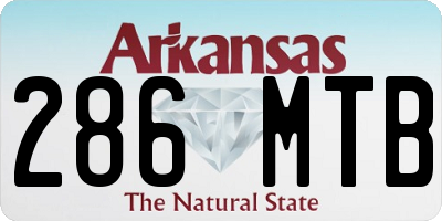 AR license plate 286MTB