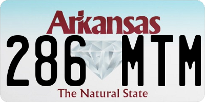 AR license plate 286MTM