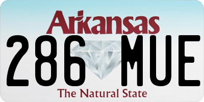 AR license plate 286MUE
