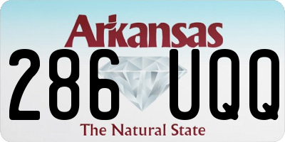 AR license plate 286UQQ